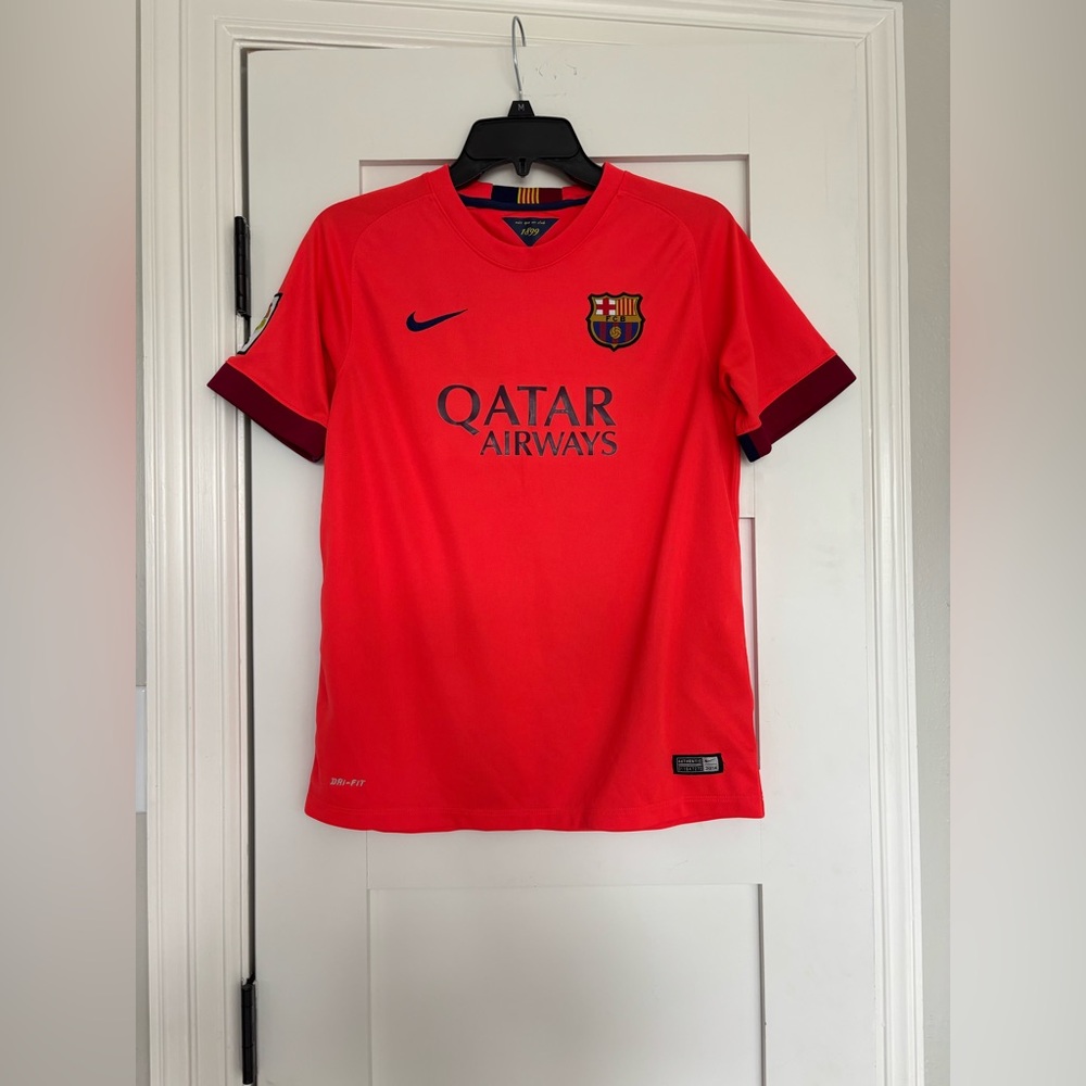 Nike Red Authentic Soccer Jersey Patch